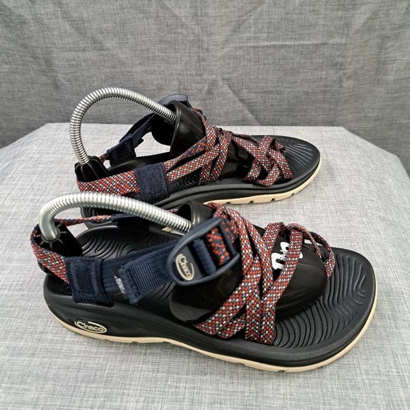Womens Chaco (J107068) Z/Volv X2 Navy/Red Sandals Size 5 - Picture 2 of 11